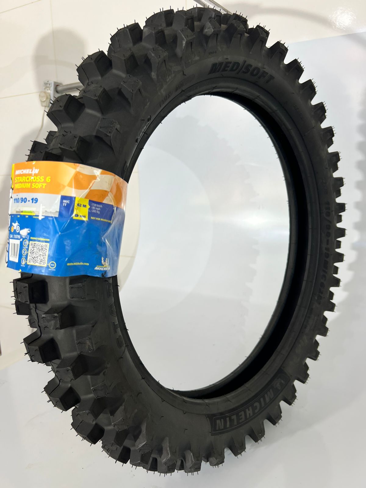 PNEU TRASEIRO 110/90-19 M/C 62 M STARCROSS 6 MEDIUM SOFT NHS RTT